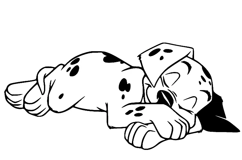 101 Dalmatians Coloring Pages