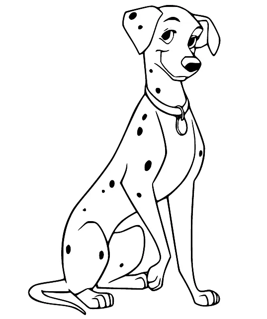 101 Dalmatians Coloring Pages