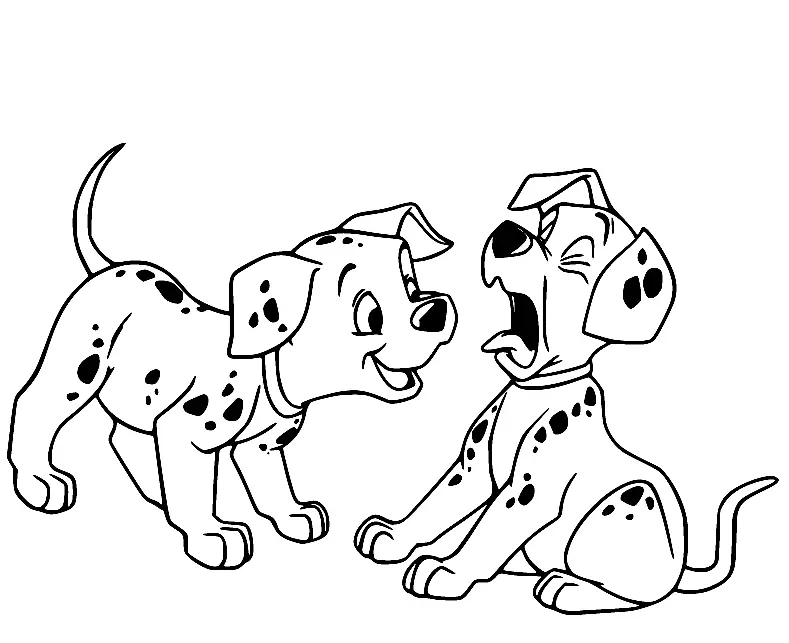 101 Dalmatians Coloring Pages