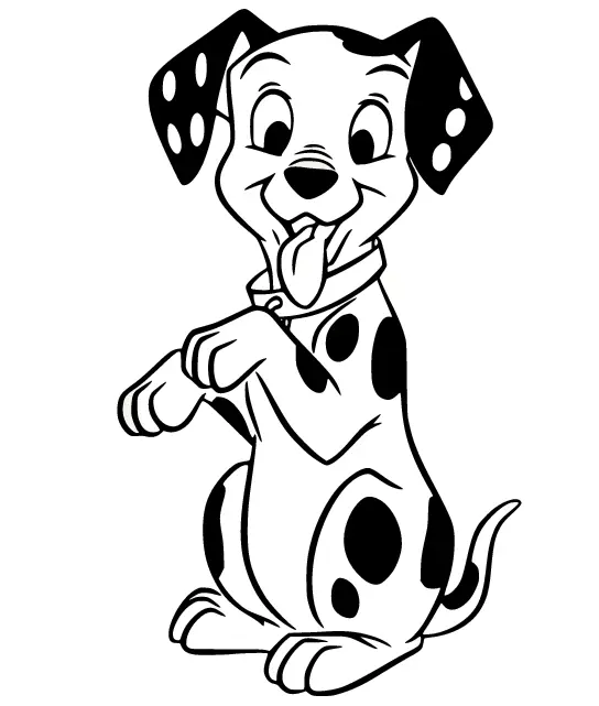 101 Dalmatians Coloring Pages