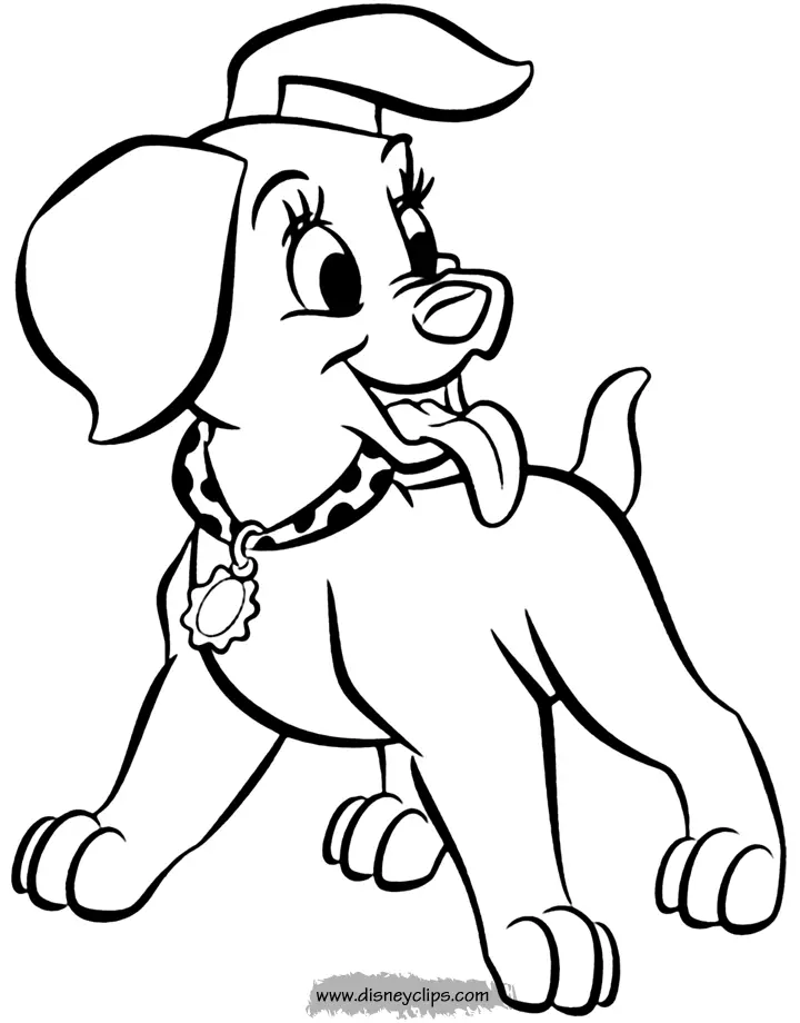 101 Dalmatians Coloring Pages