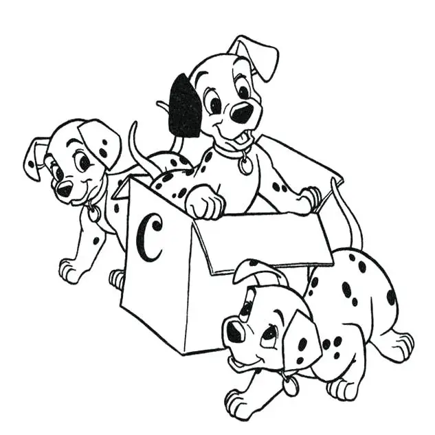 101 Dalmatians Coloring Pages