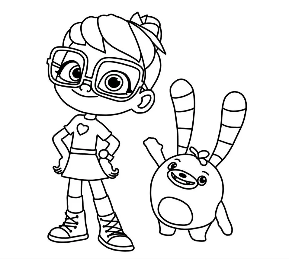 Abby Hatcher Coloring Pages