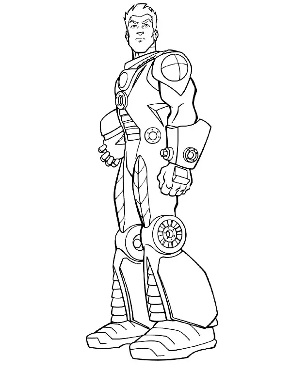 Action Man Coloring Pages