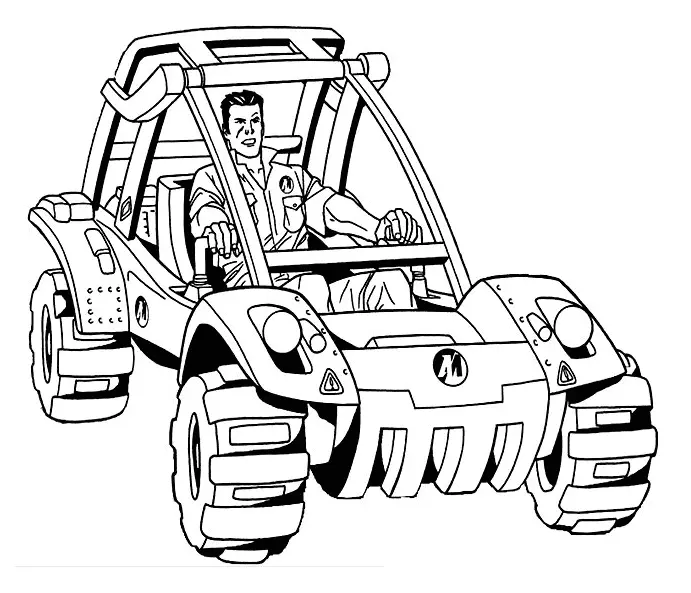 Action Man Coloring Pages
