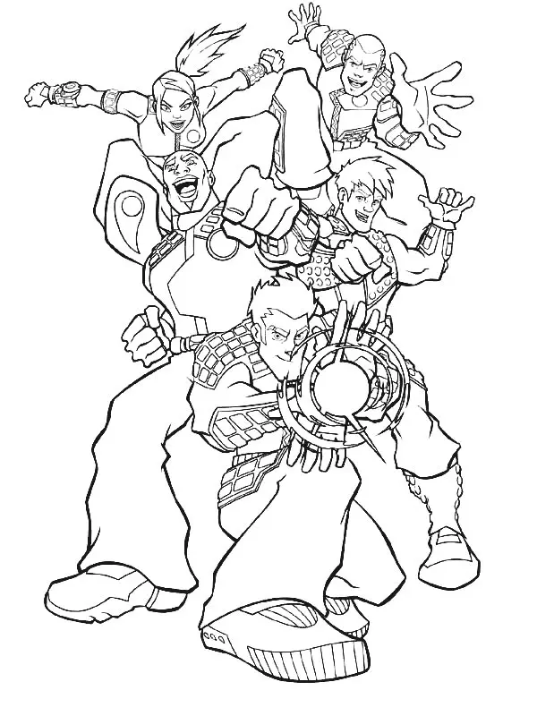 Action Man Coloring Pages