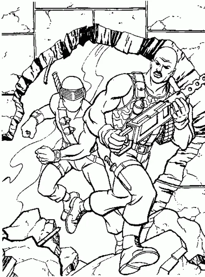 Action Man Coloring Pages