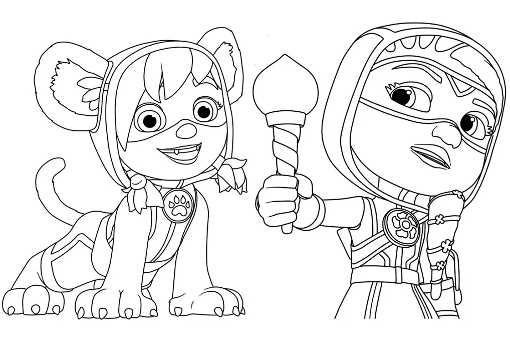 Action Pack Coloring Pages