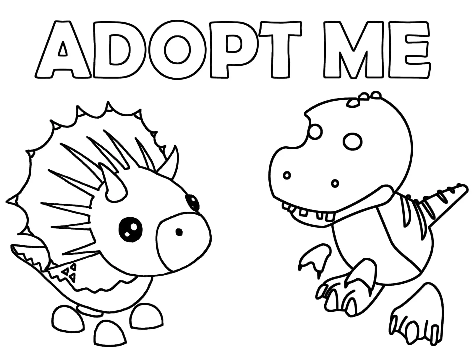 Adopt me Coloring Pages to Print - Free Printable Coloring Pages