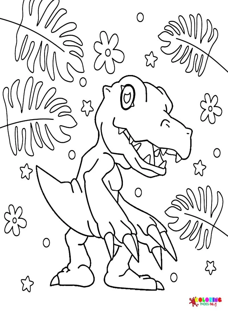 Agumon Coloring Pages