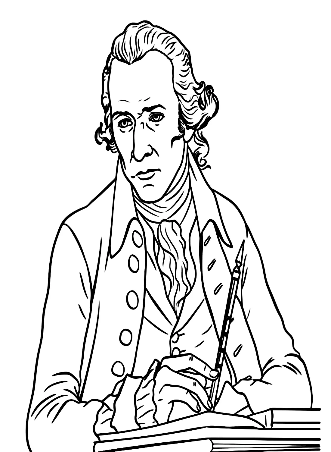 Alexander Hamilton Coloring Pages