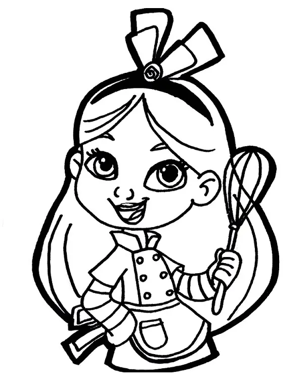 Alice s Wonderland Bakery Coloring Pages