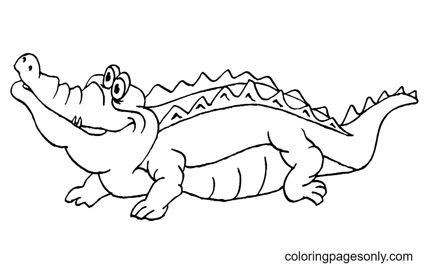 Alligator Coloring Pages