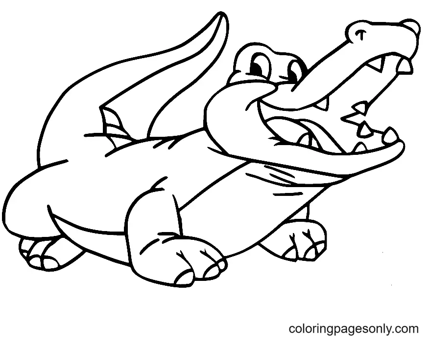 Alligator Coloring Pages