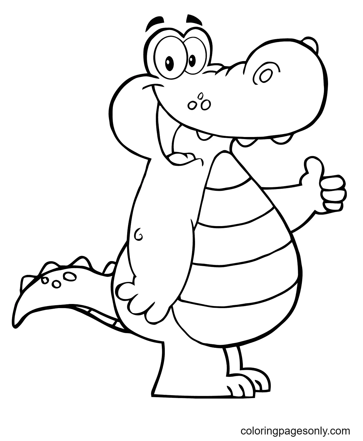 Alligator Coloring Pages