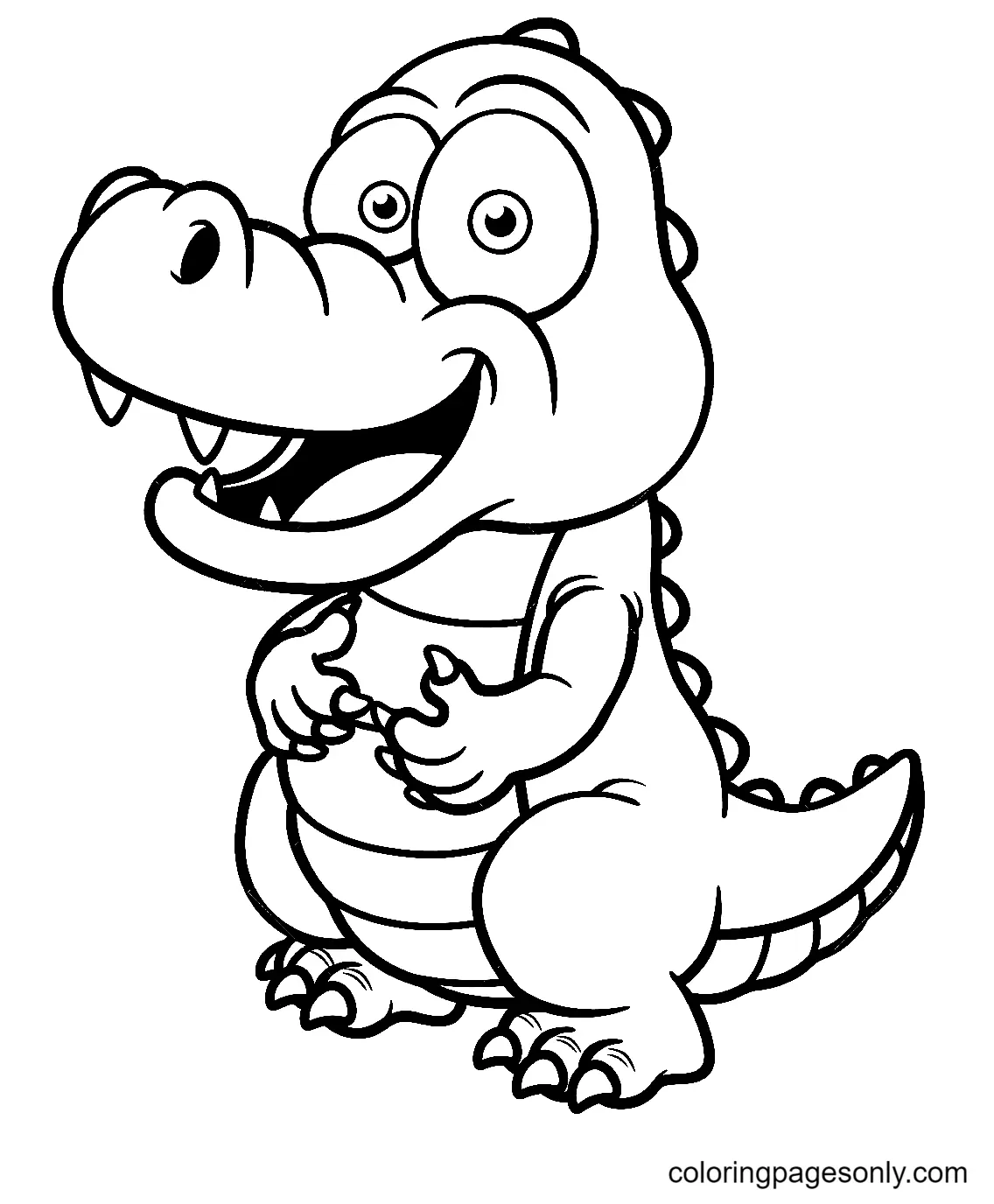 Alligator Coloring Pages