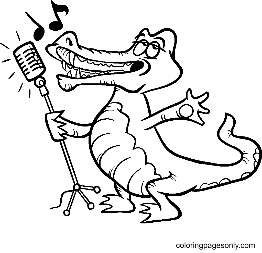 Alligator Coloring Pages