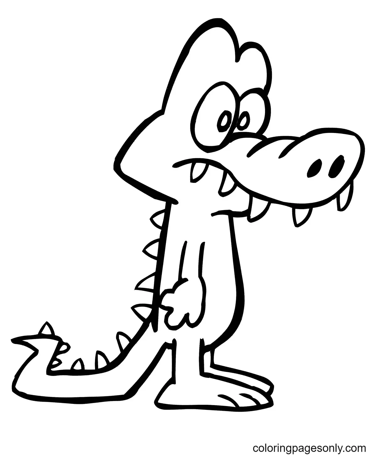 Alligator Coloring Pages