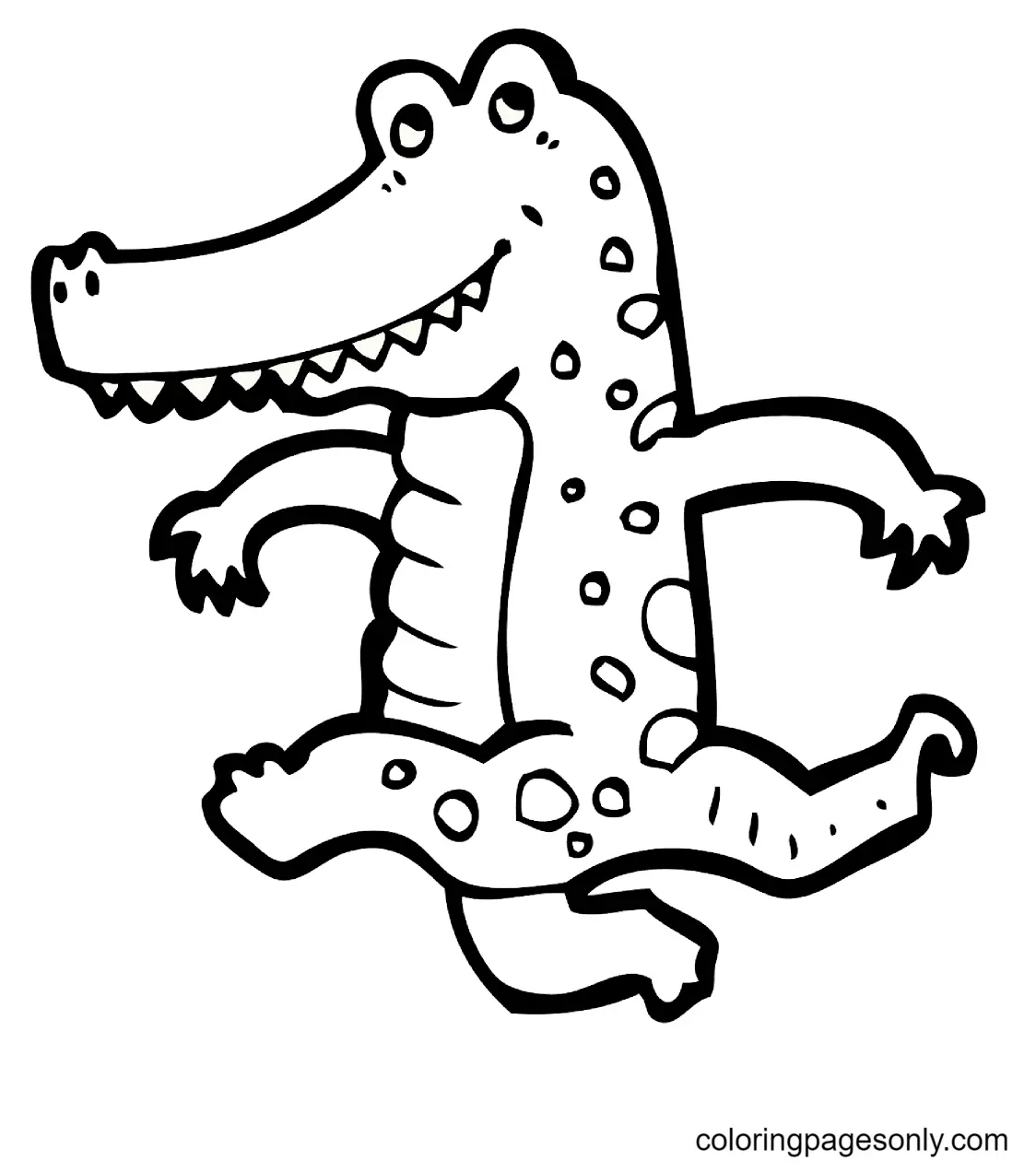 Alligator Coloring Pages