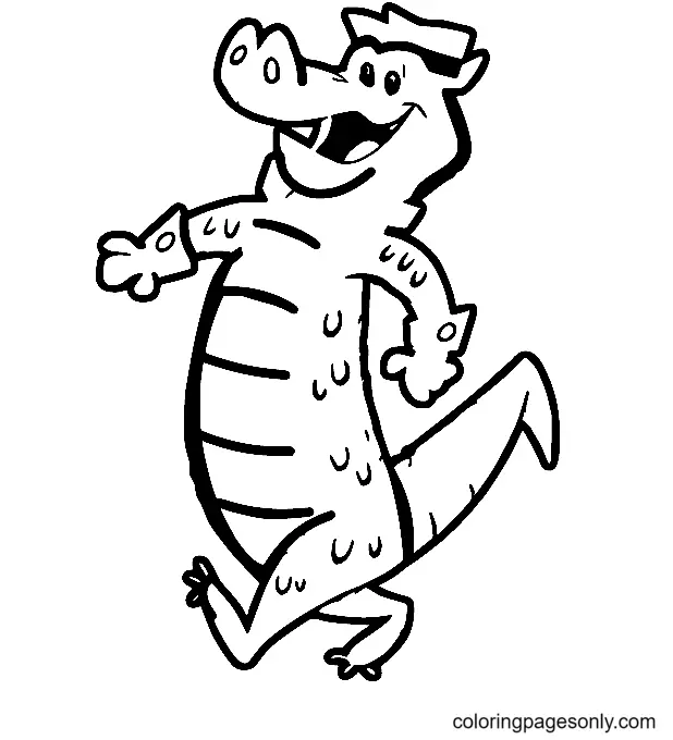 Alligator Coloring Pages