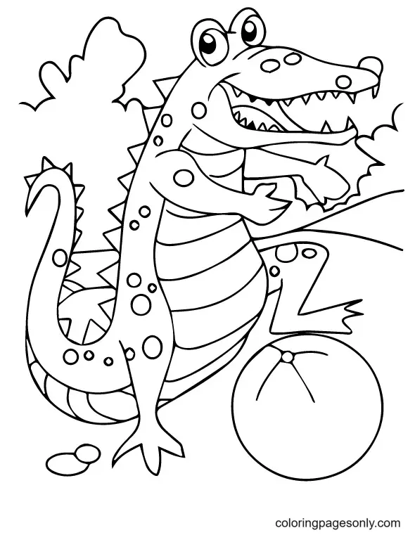 Alligator Coloring Pages