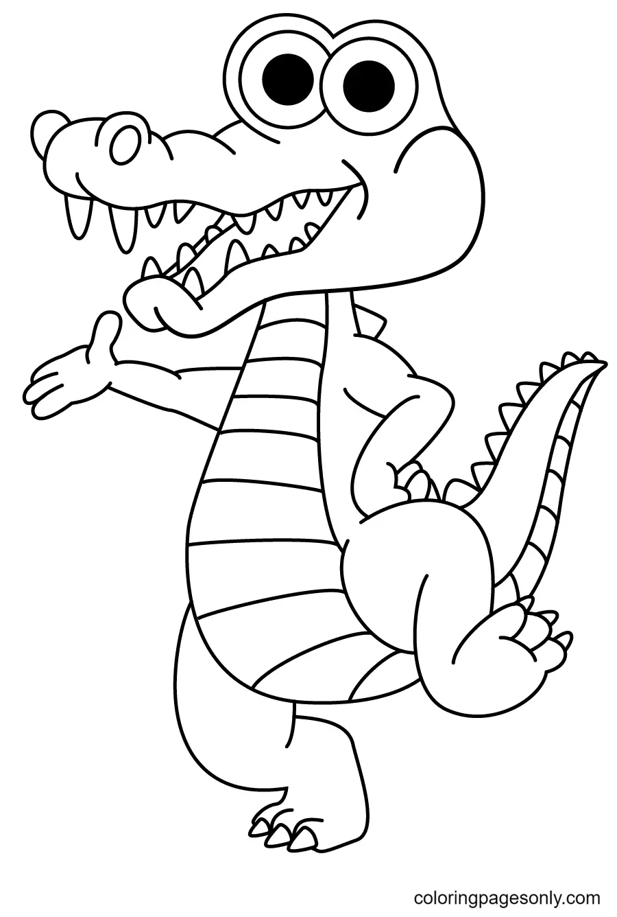 Alligator Coloring Pages