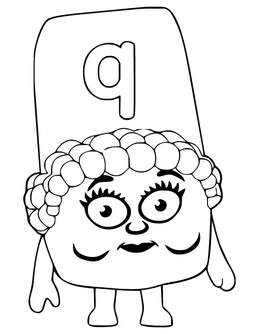 Alphablocks Coloring Pages