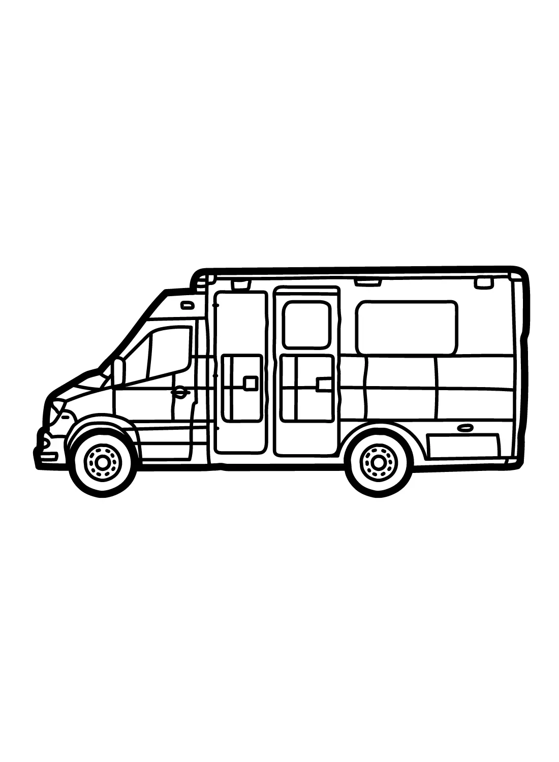 Ambulance Coloring Pages