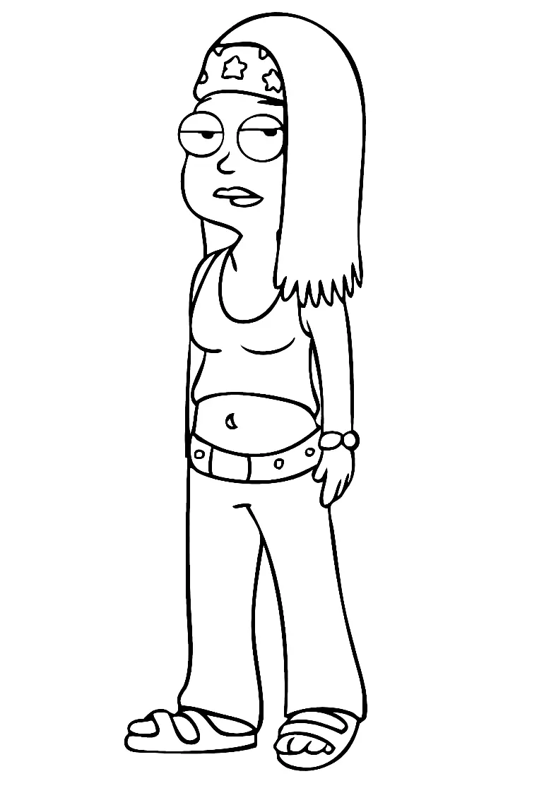 American Dad Coloring Pages