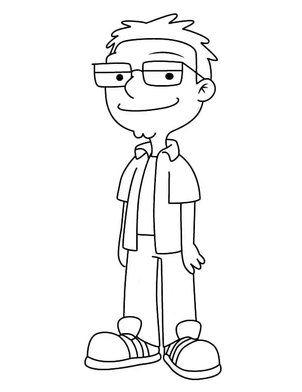 American Dad Coloring Pages