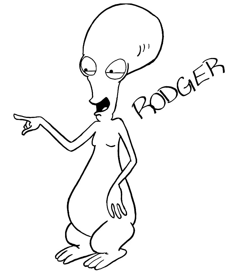 American Dad Coloring Pages