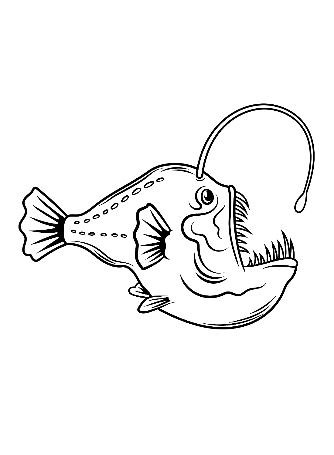 Anglerfish Coloring Pages