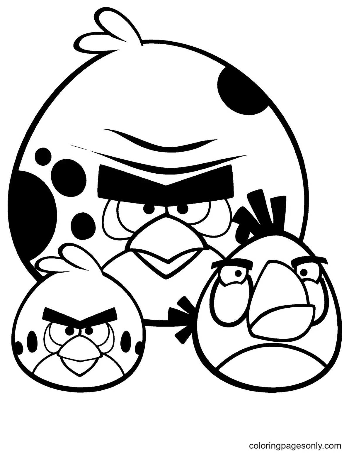 Angry Birds Coloring Pages — Coloring Pages to Print