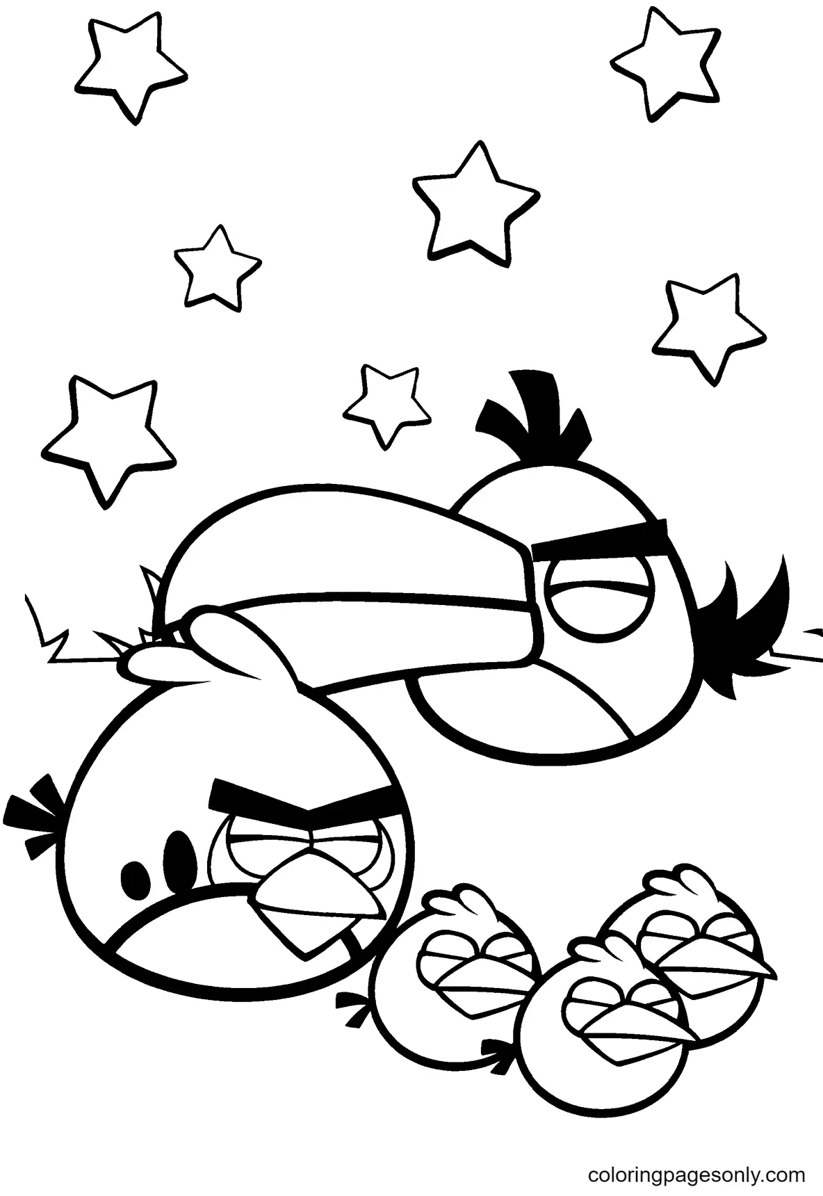 Angry Birds Coloring Pages — Coloring Pages to Print