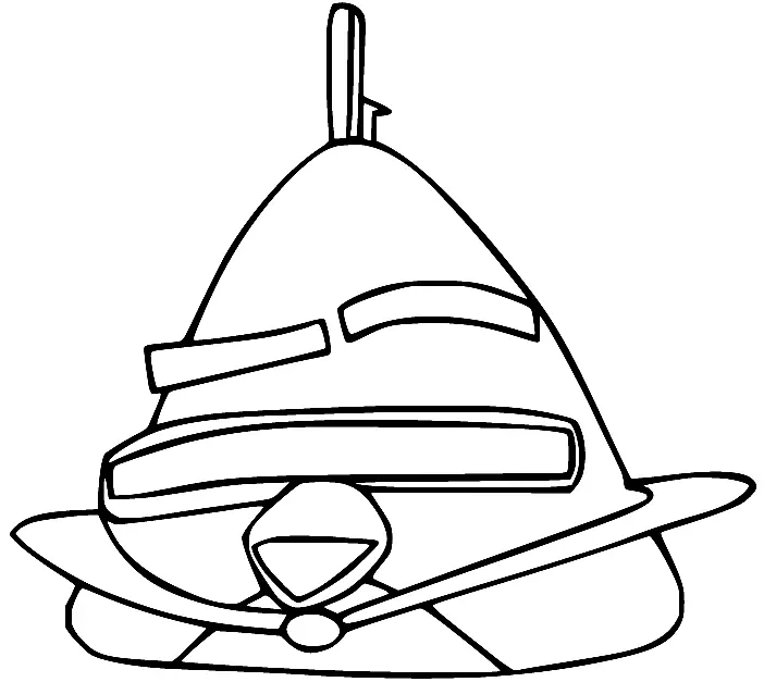 Angry Birds Space Coloring Pages