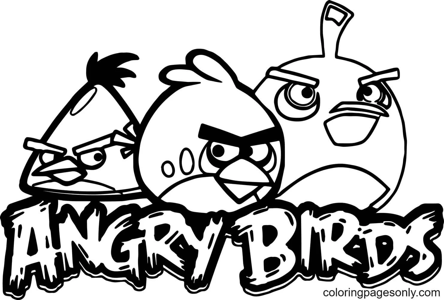 Angry Face Coloring Pages