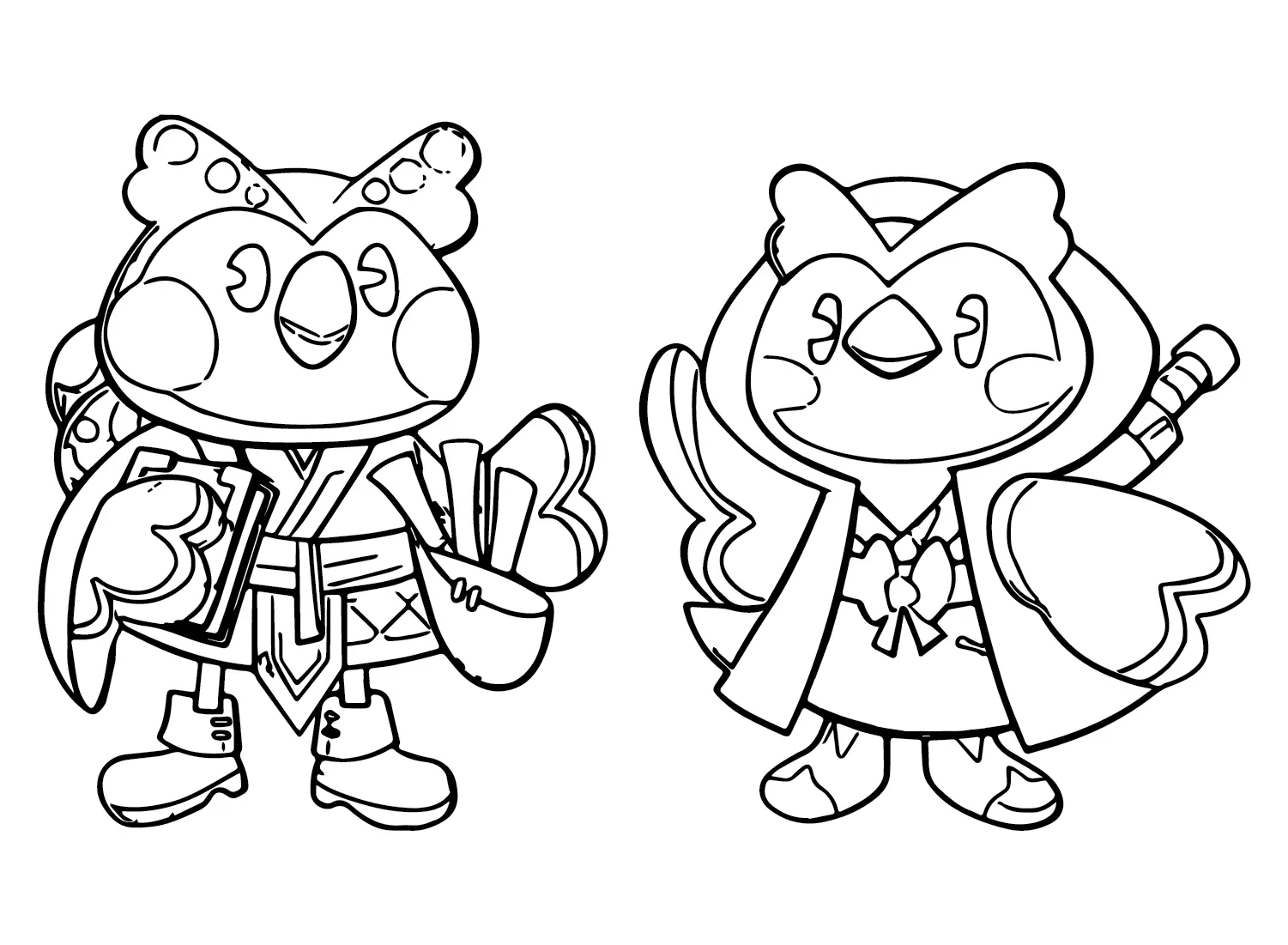 Animal Crossing Coloring Pages