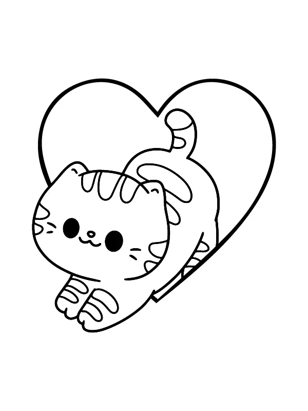 Animal Valentine s Coloring Pages