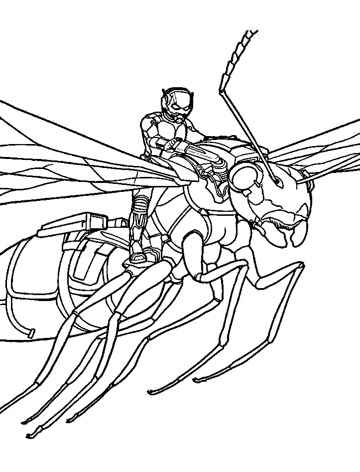 Ant man Coloring Pages