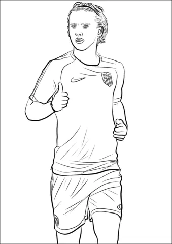 Antoine Griezmann Coloring Pages