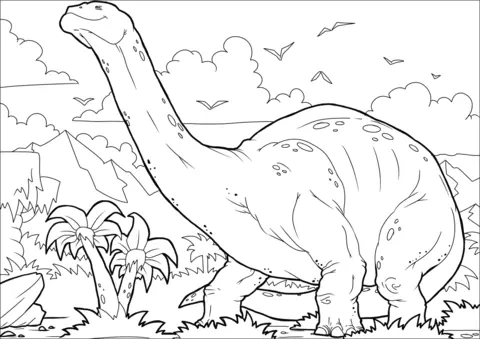 Apatosaurus Coloring Pages