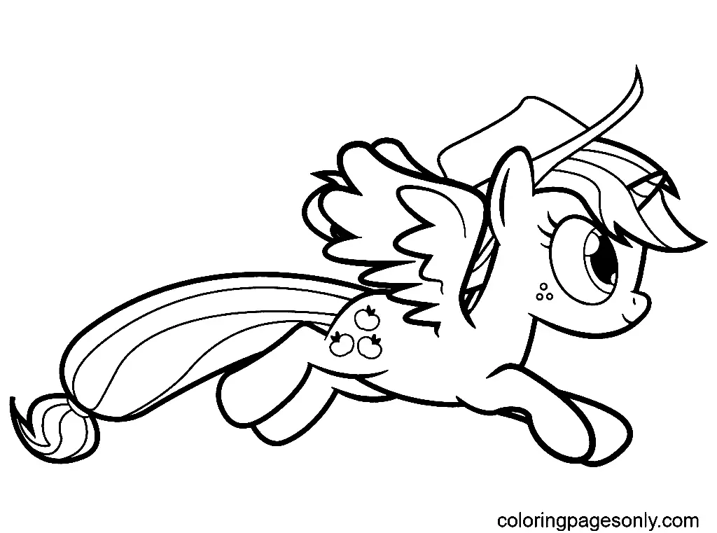 Applejack Coloring Pages