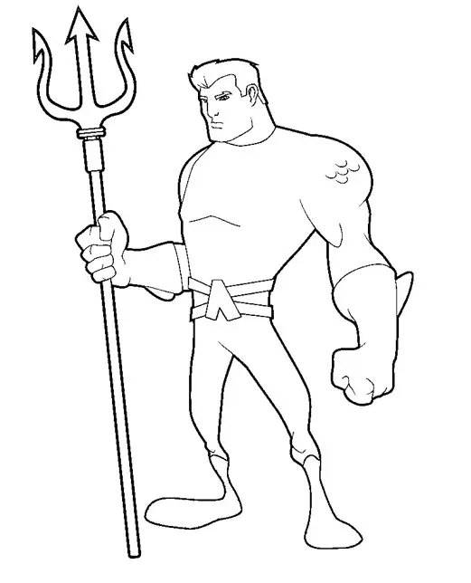 Aquaman Coloring Pages