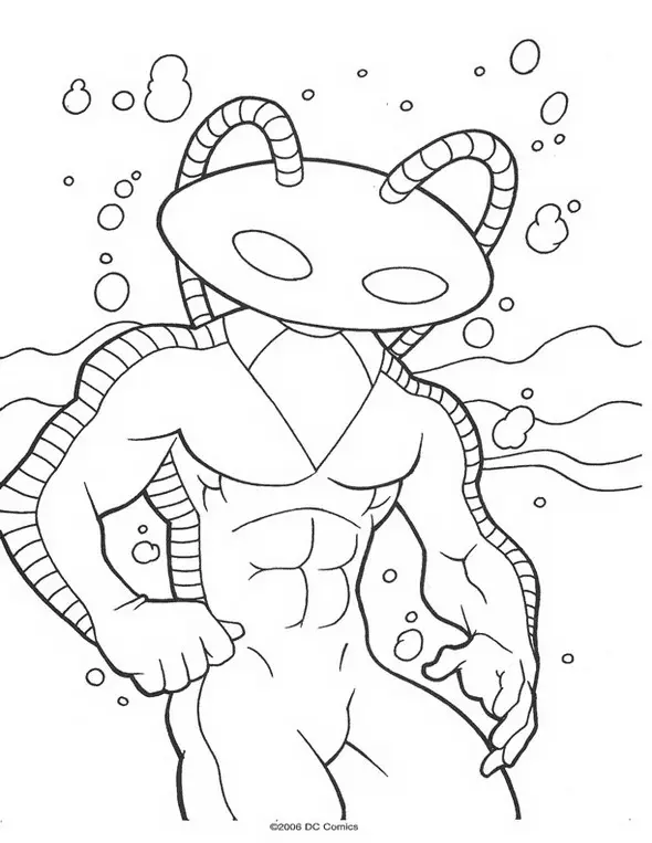 Aquaman Coloring Pages