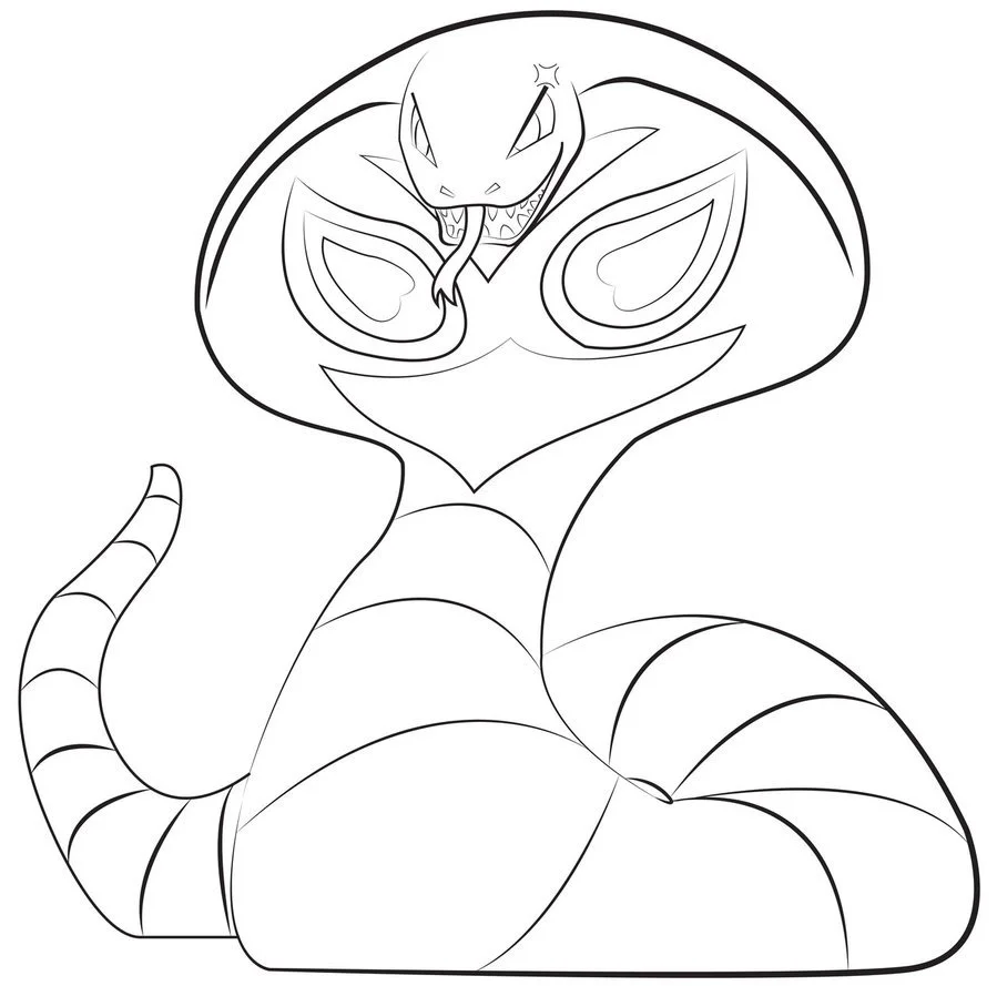 Arbok Coloring Pages