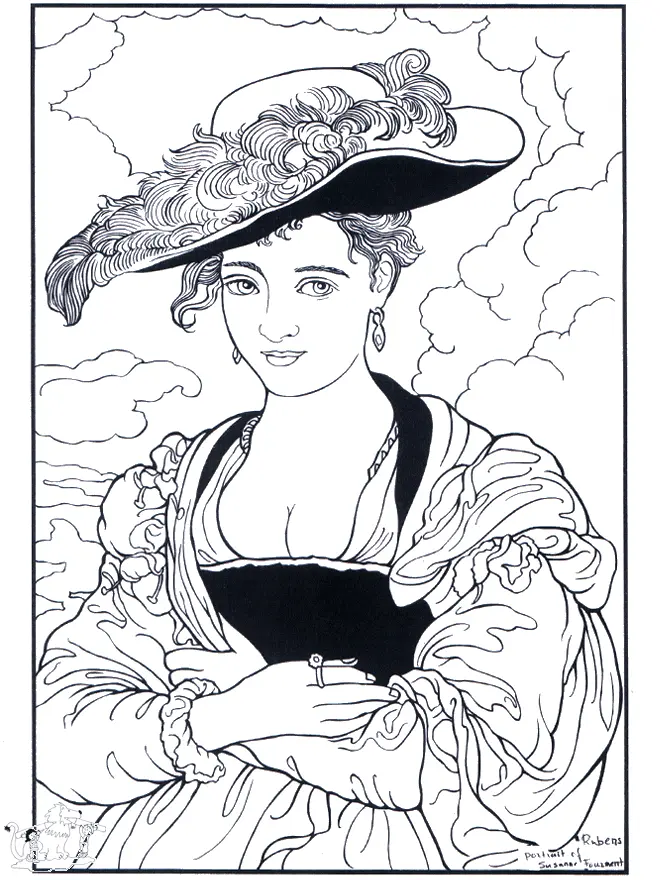 Art History Coloring Pages