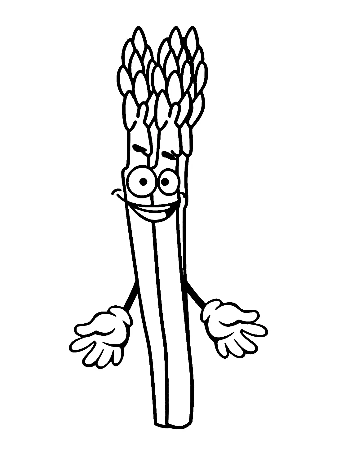 Asparagus Coloring Pages