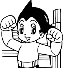 Astro Boy Coloring Pages