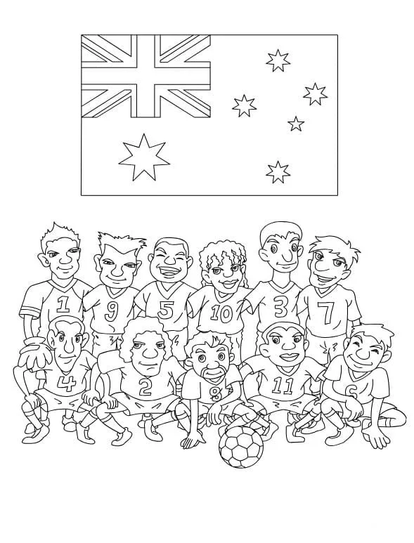 Australia Coloring Pages