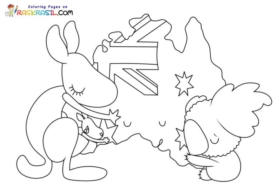 Australia Coloring Pages